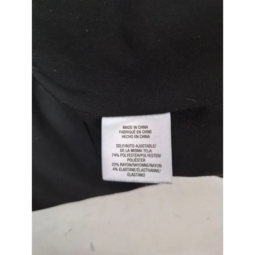 Favorite Daughter Women's Black The Cropped Charles Trench Size Large - Picture 6 of 8